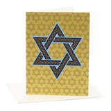 Star on Stars Rosh Hashana Greeting Card
