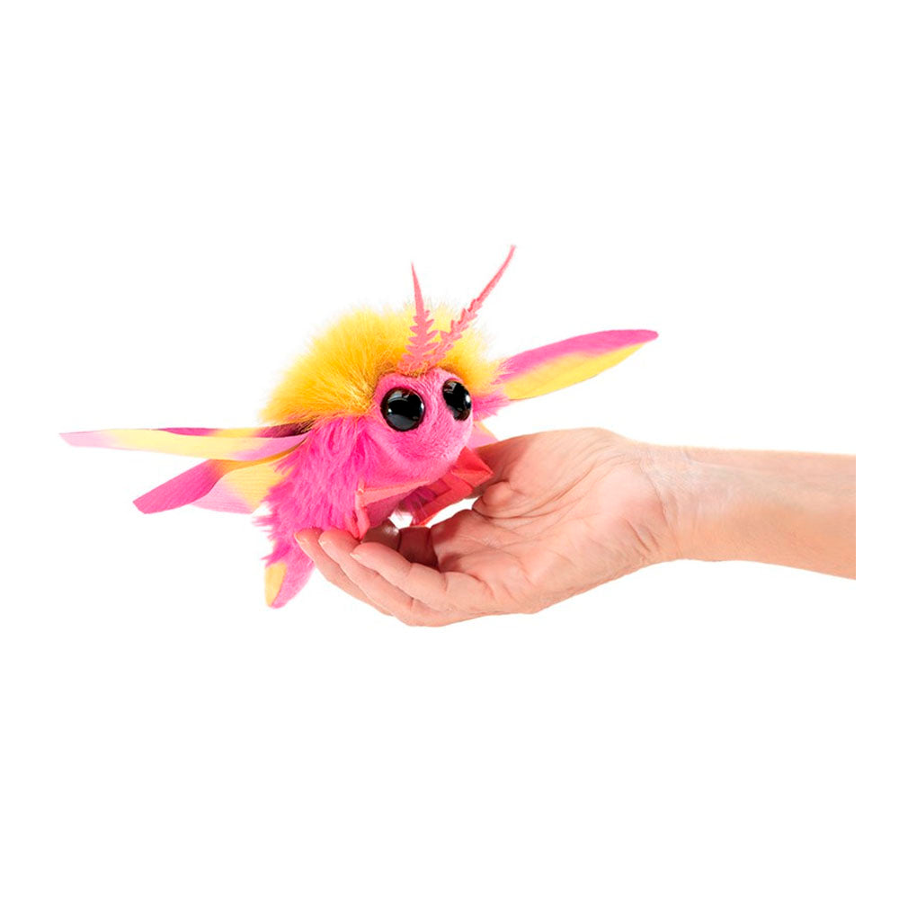 Rosy Maple Mini Moth Finger Puppet