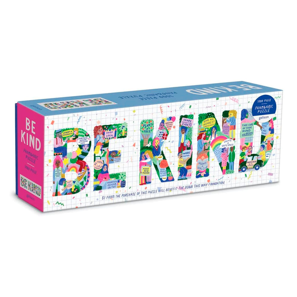 Be Kind 1000 Piece Landscape Jigsaw Puzzle Collaboration with The Born This Way Foundation