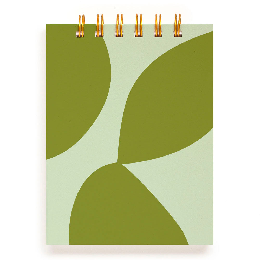 Moss Pebble Dotted Jotter Notebook
