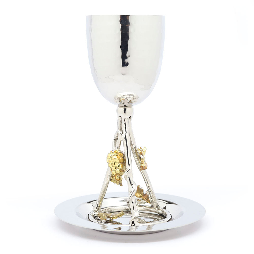 Brass & Stainless Kiddush Cup