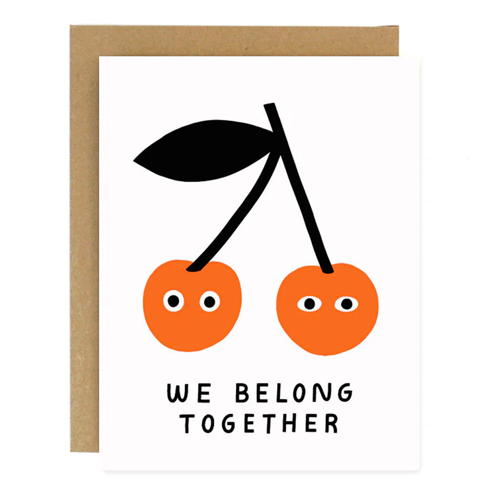 Belong Together Cherries Greeting Card