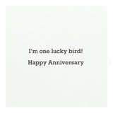 Penguins in Love Anniversary Card