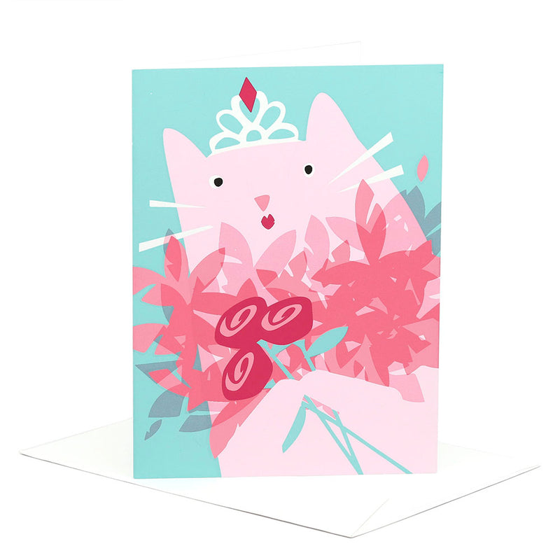 Cat Queen Mother's Day Greeting Card