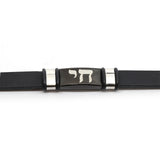 Braclet of Rubber and Stainless Steel