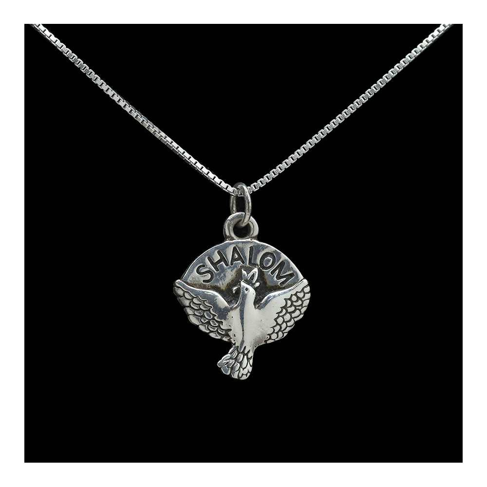 Sterling Shalom Dove Necklace