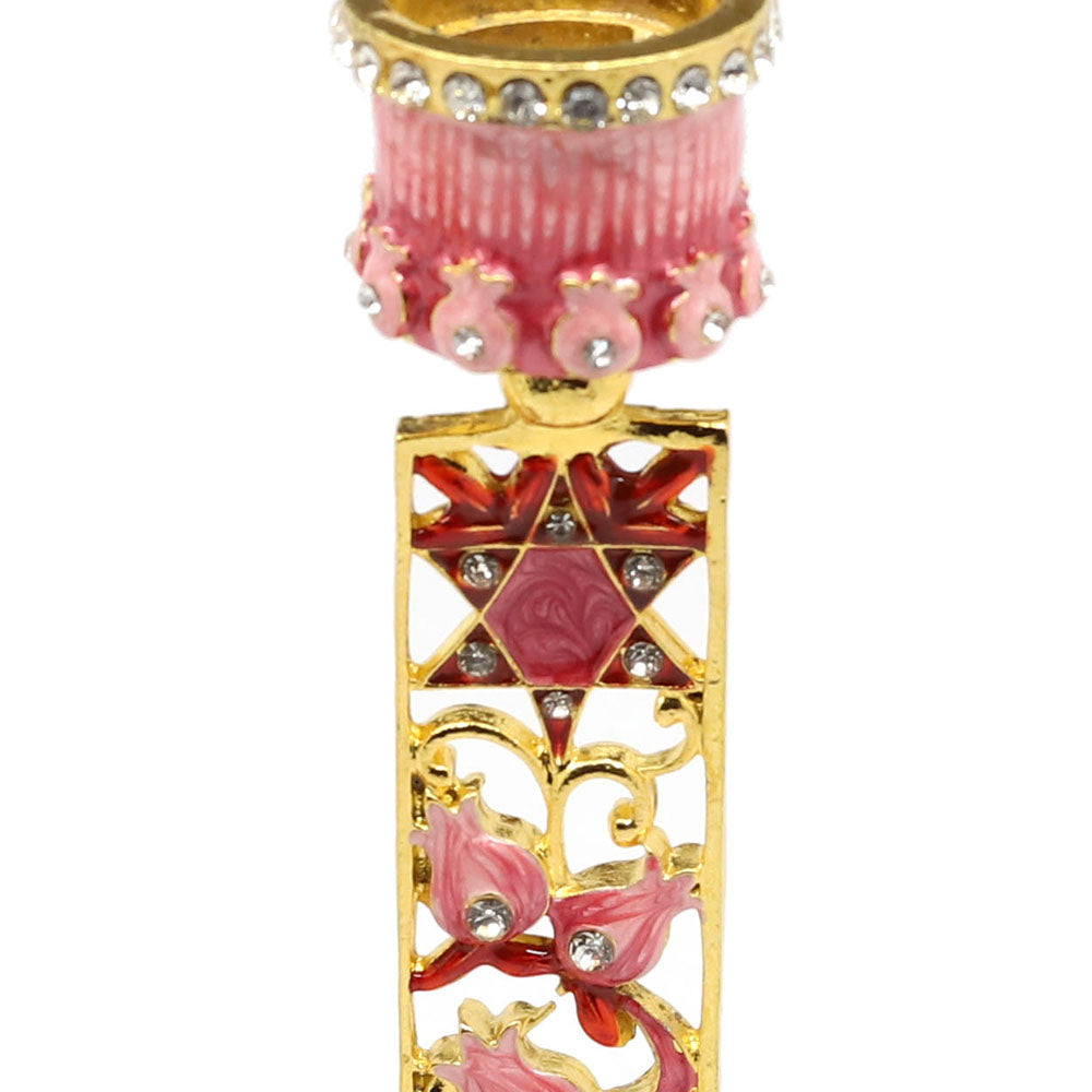Pomegranate Shabbat Candlesticks