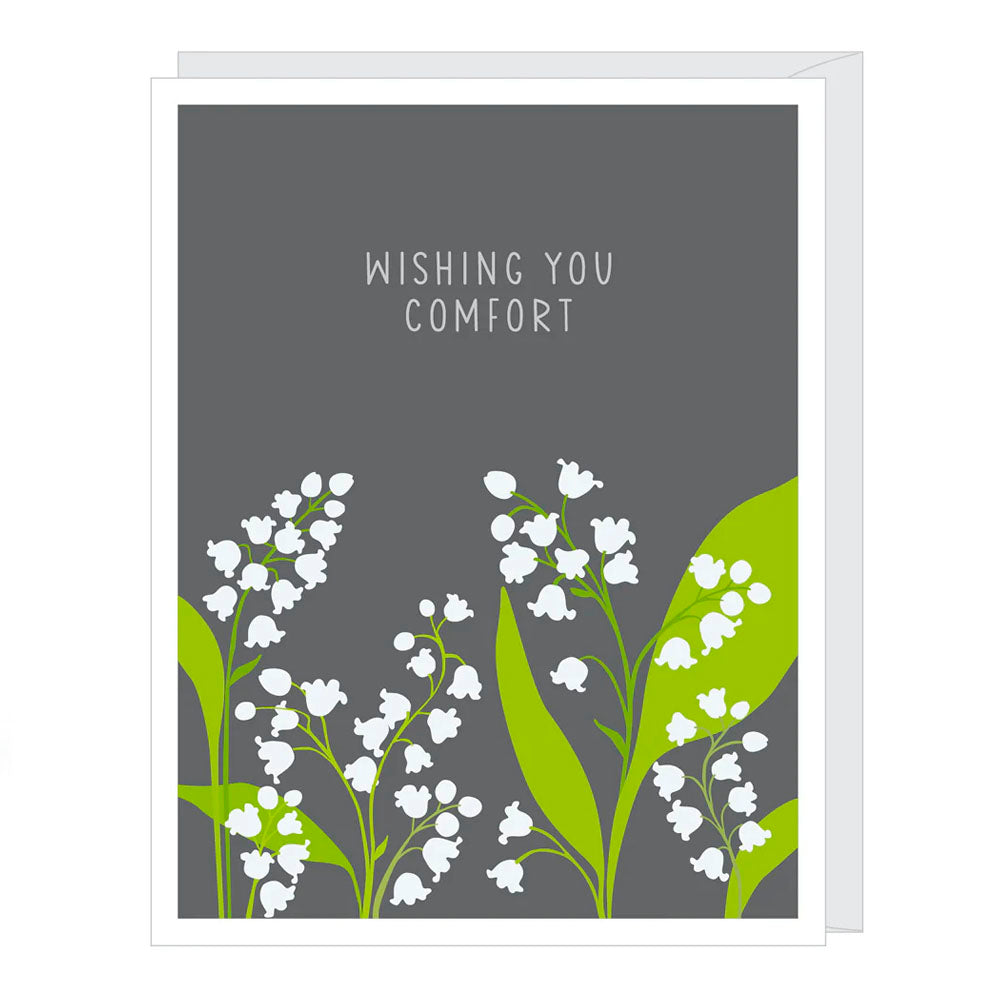 Lily of the Valley Sympathy Greeting Card