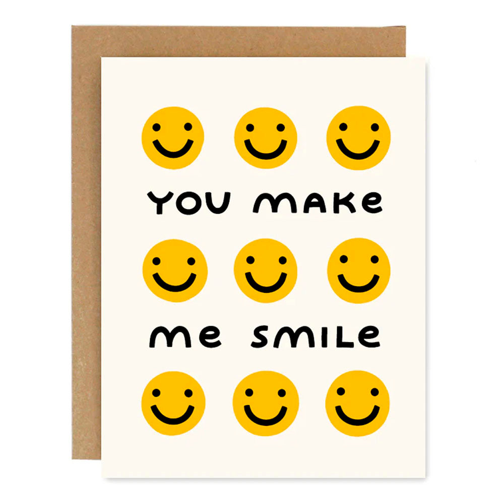 You Make Me Smile Greeting Card