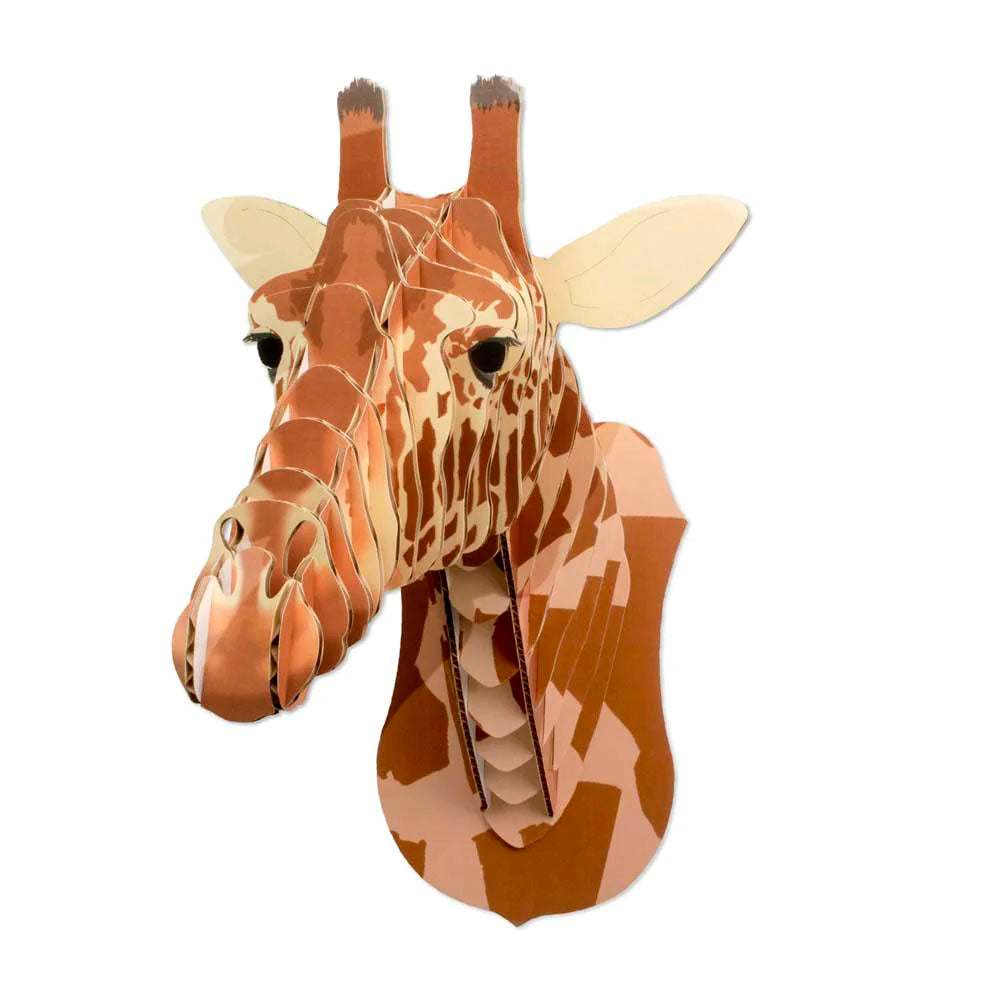 Small Giraffe Cardboard Puzzle Color Printed
