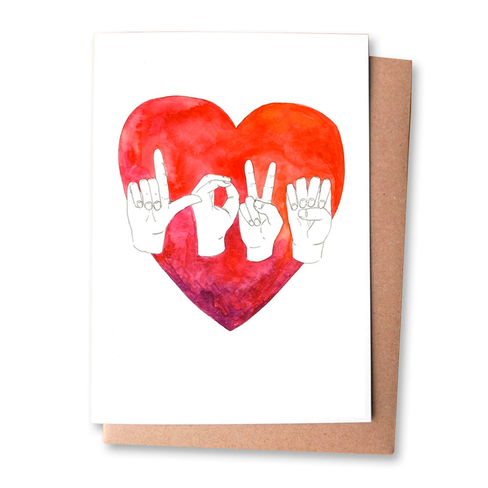 Love « American Sign Language « Greeting Card