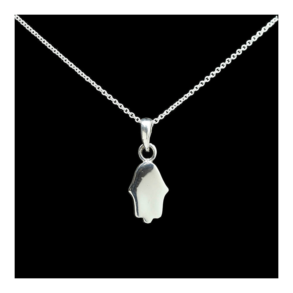 Sterling Small Hamsa Necklace
