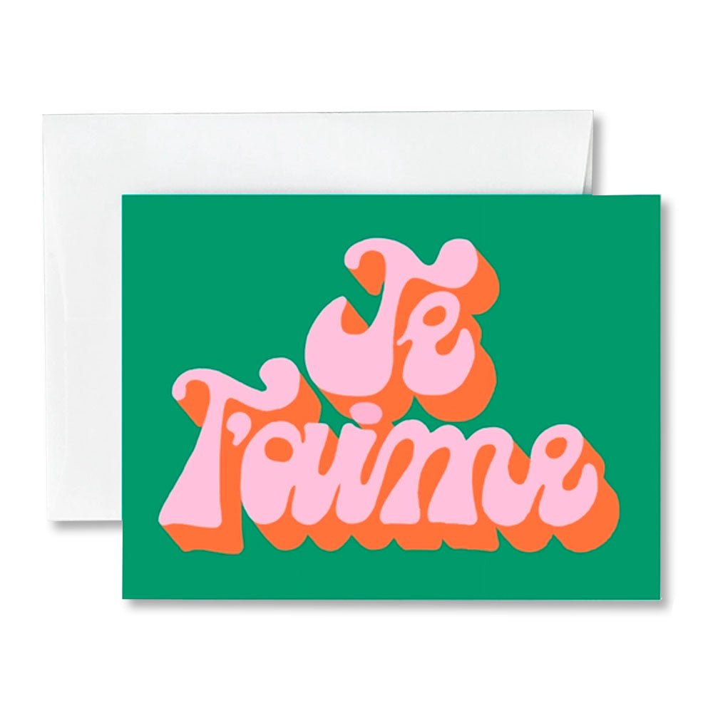 Je T'aime Card