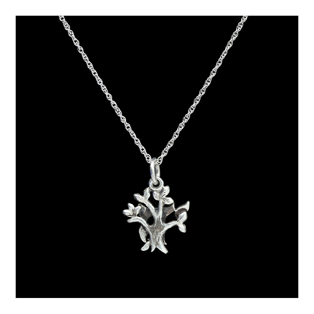 Chai and Tree of Life Sterling Necklace