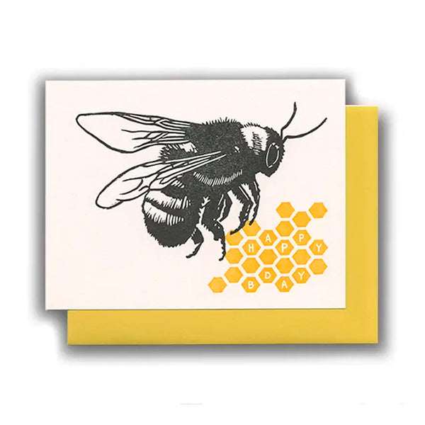 Bee Birthday Greeting Card