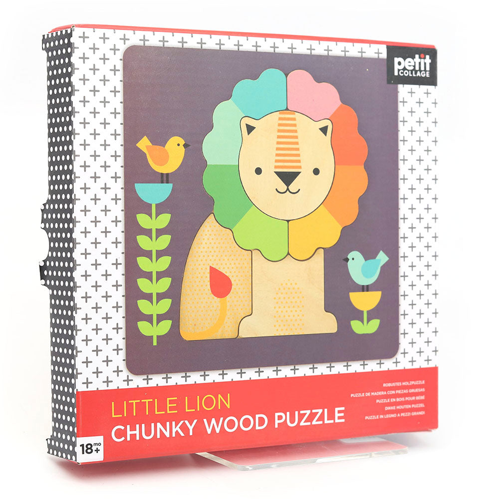 Little Lion Chunky Wood Puzzle