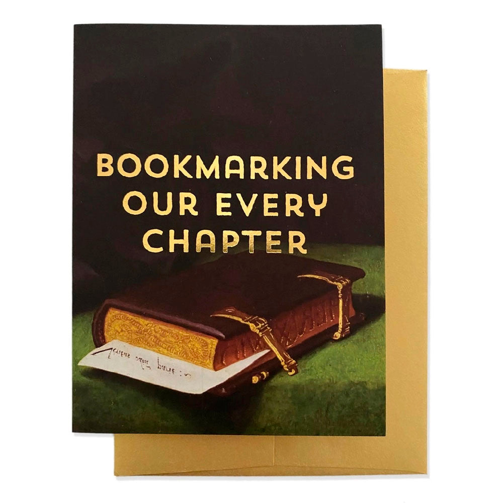 Bookmarking Our Every Chapter Greeting Card
