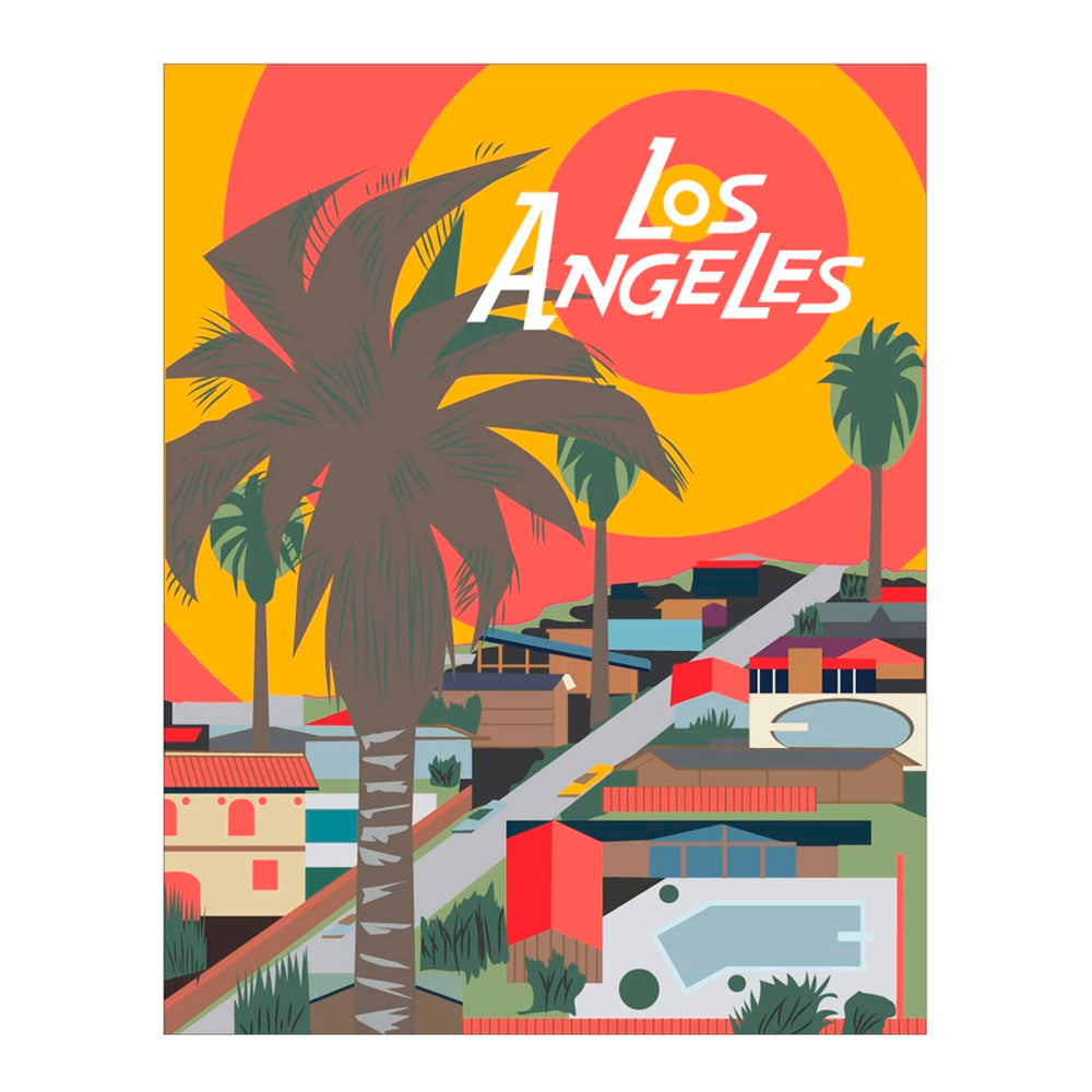 Los Angeles Sun & Pools Greeting Card