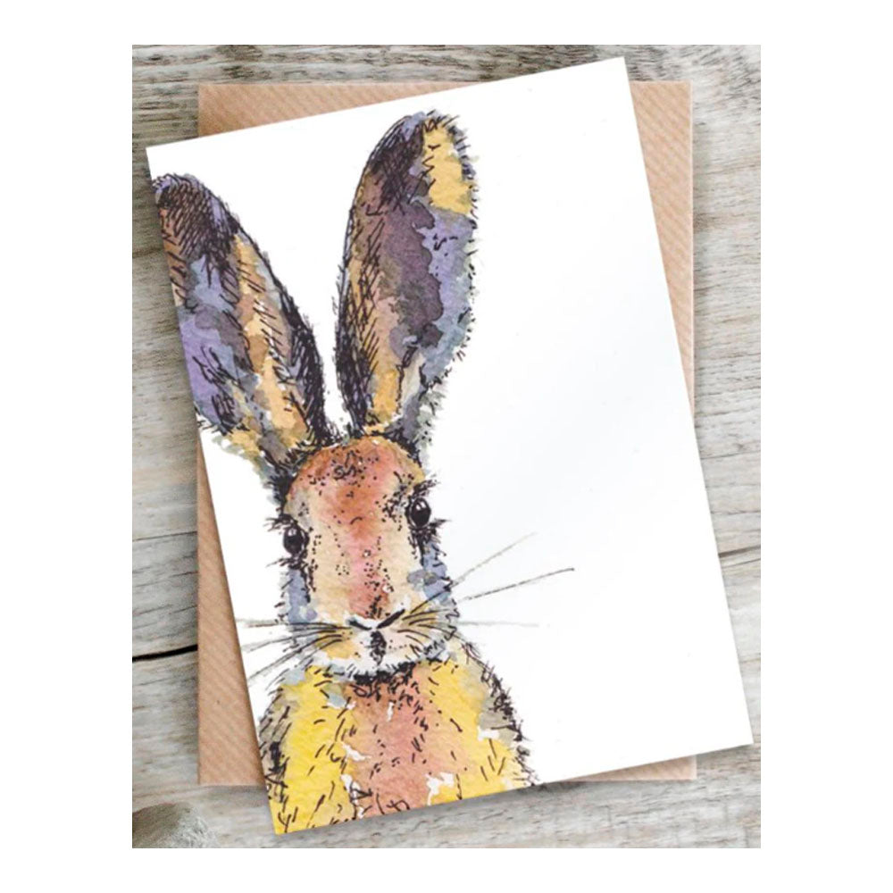 Hare Greeting Card