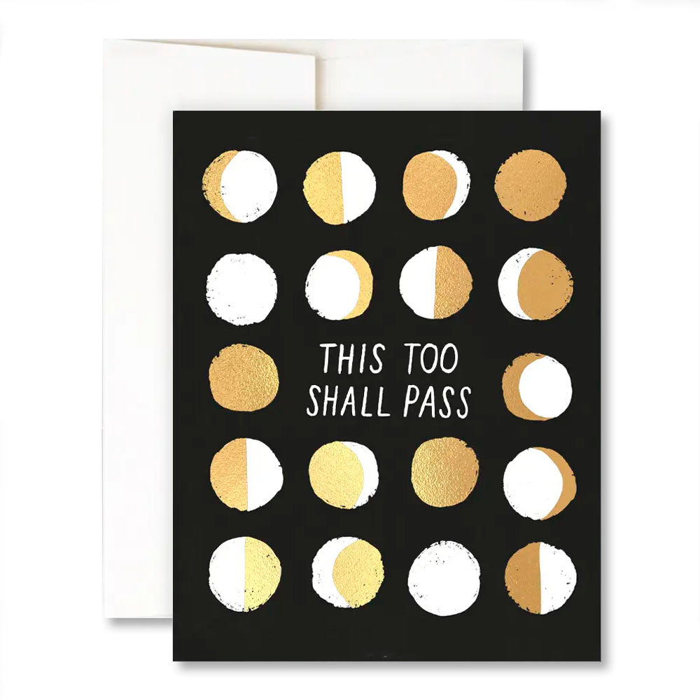 Moon Phases Greeting Card