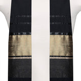 Tallit Set with Olive Green and Black