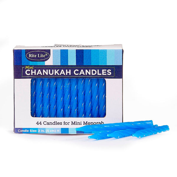Mini Blue Hannukah Candles