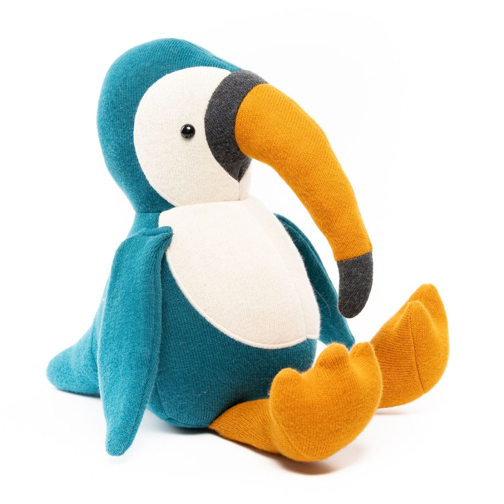 Knitted Cotton Blue Toucan