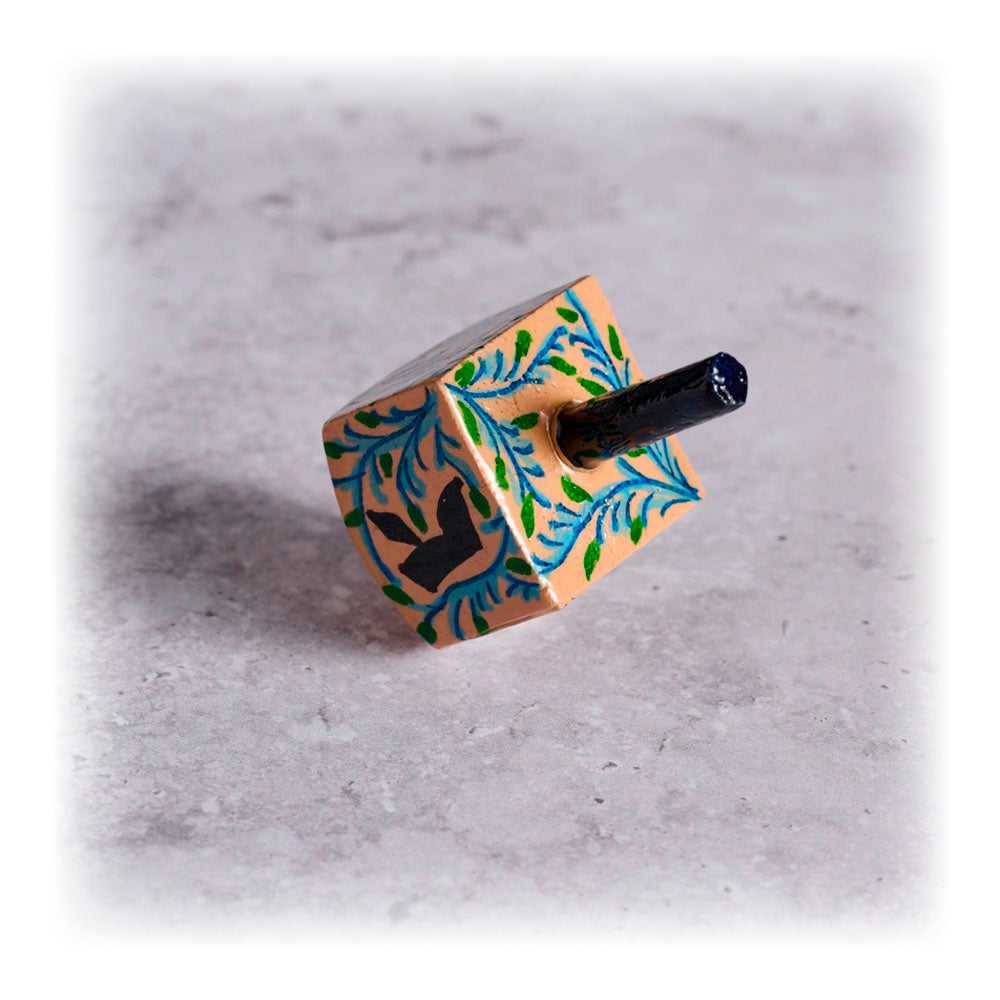 Hand Painted Wood Dreidel