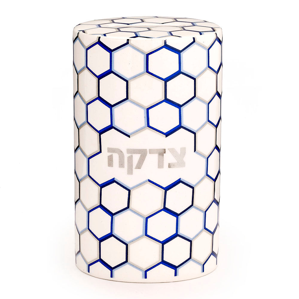 Honeycomb Design Tzedakah Box