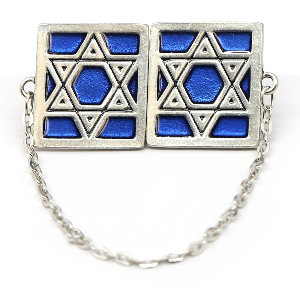 Star of David Tallit Clips