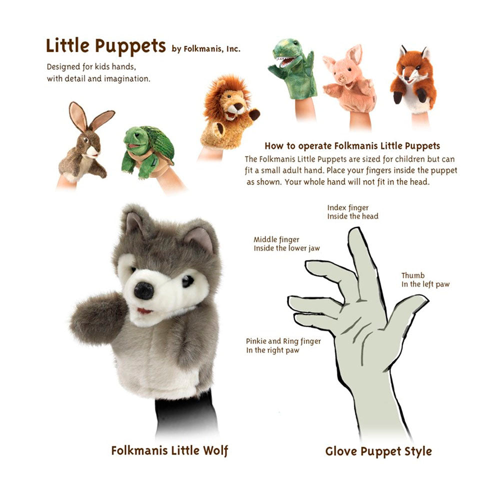 Little Wolf Hand Puppet