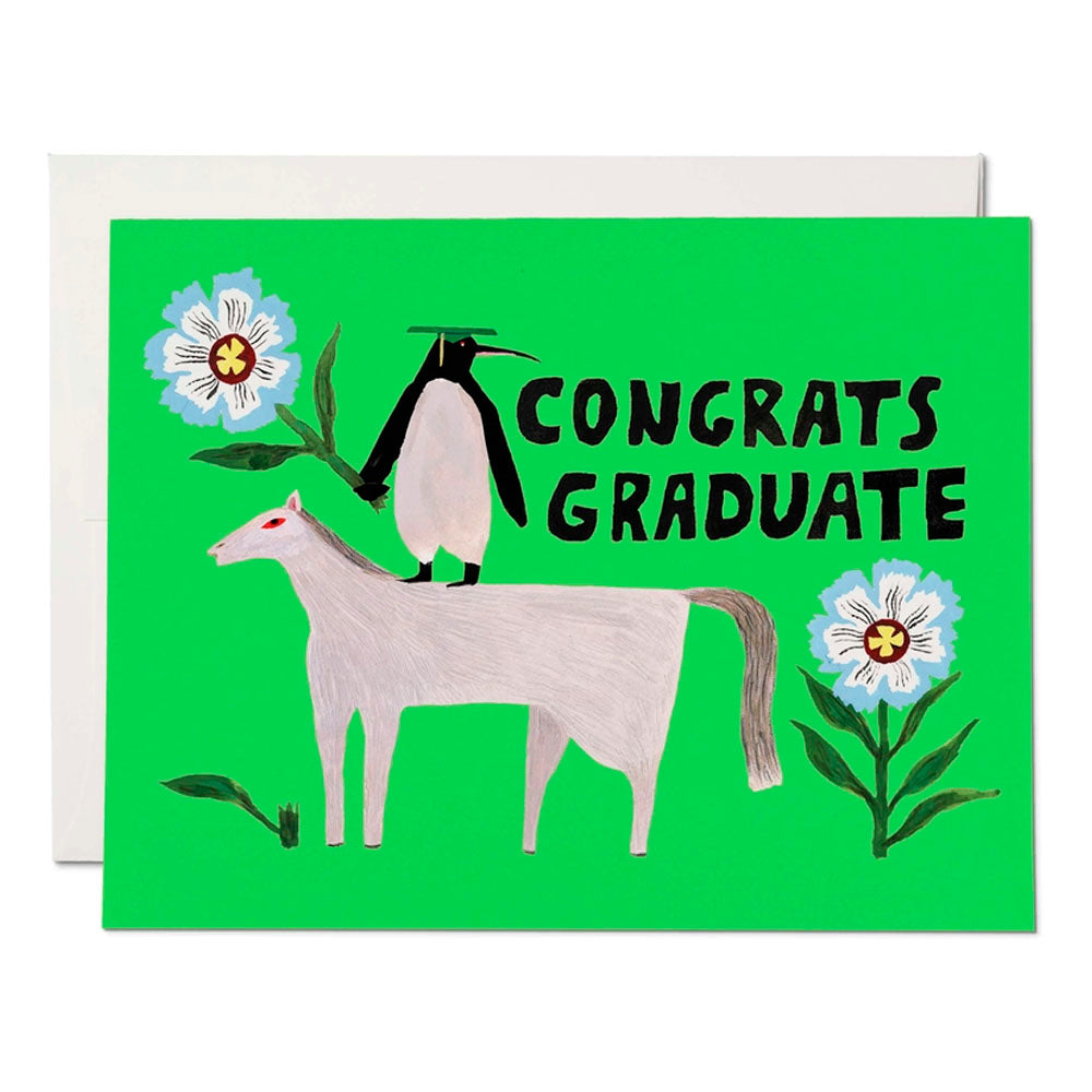 Penguin Pomp Greeting Card