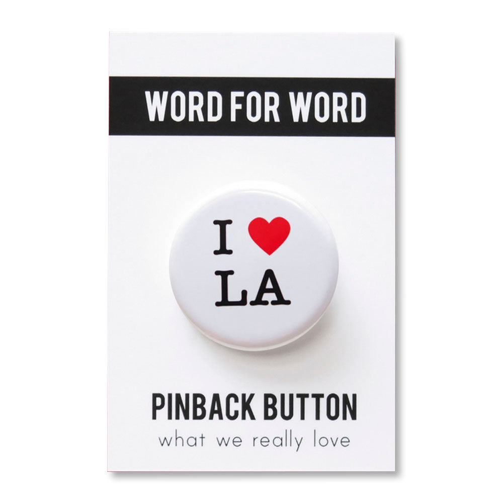 I Love LA Pinback Button