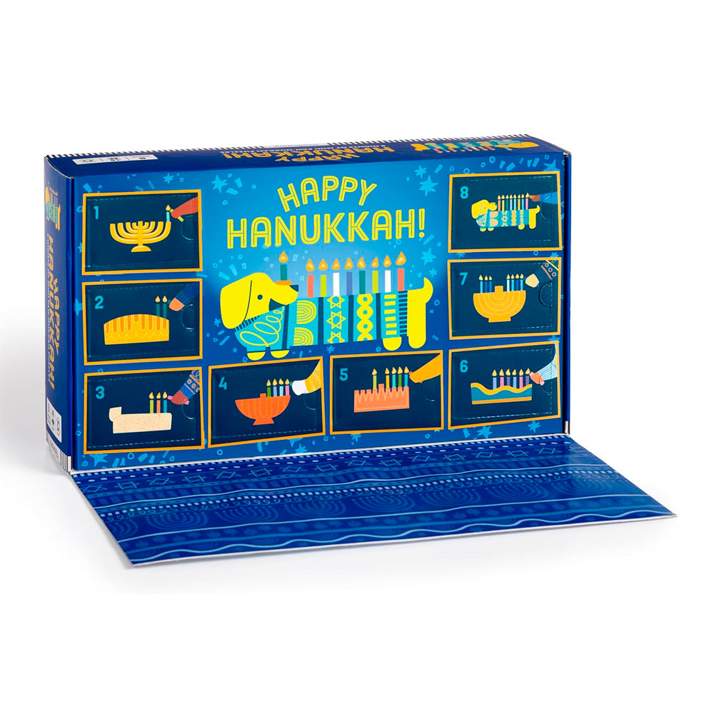 Mudpuppy Happy Hanukkah! – 8 Days of Puzzles Featuring 8 Paw-Some 48 Piece Mini Jigsaw Puzzles of Adorable Puppies Celebrating Hanukkah!