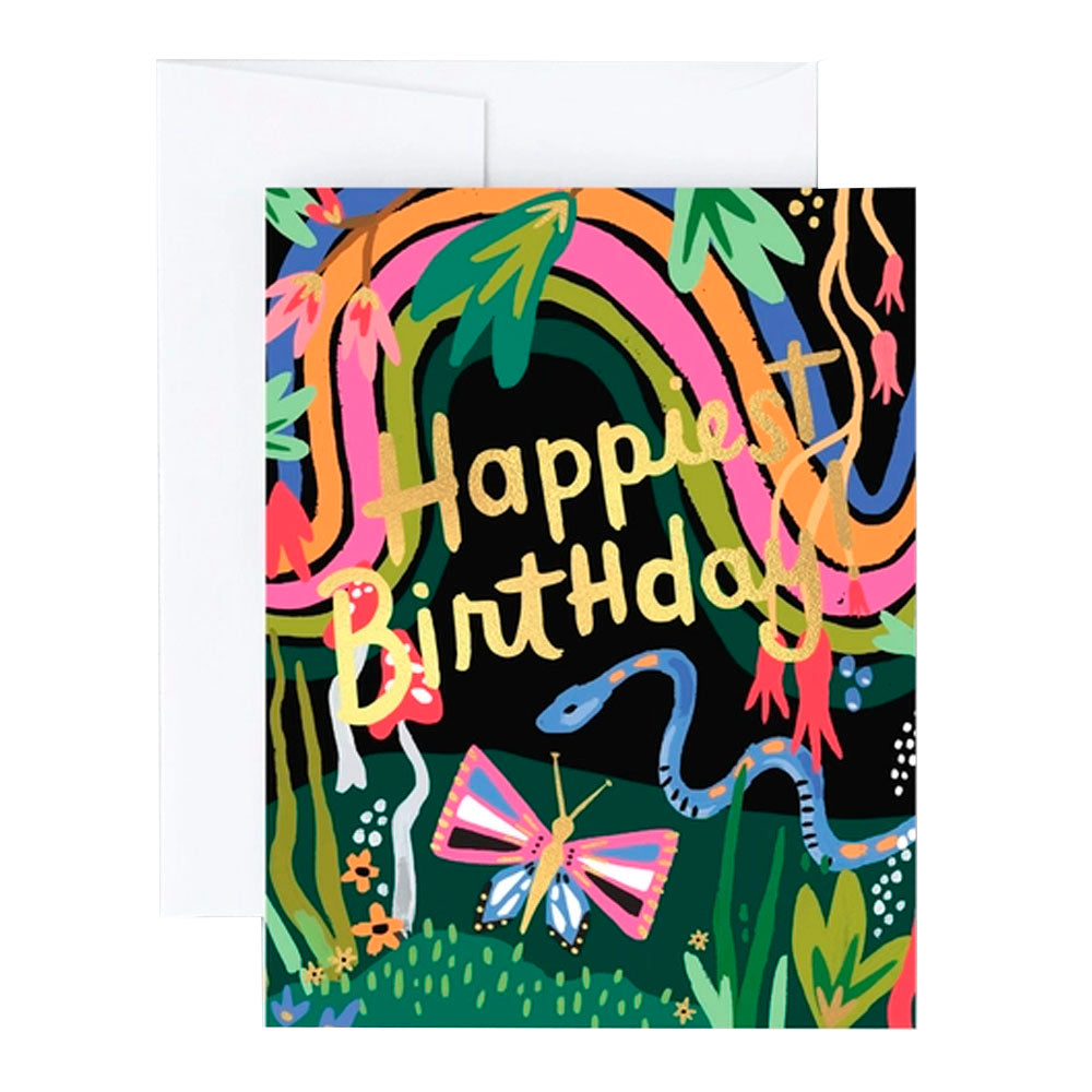 Rainbow Garden Greeting Card