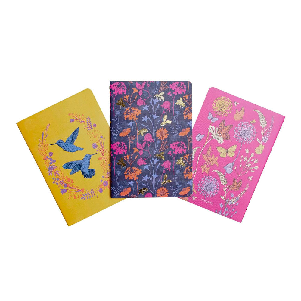 Pollinators Sewn Notebook Collection Set of 3