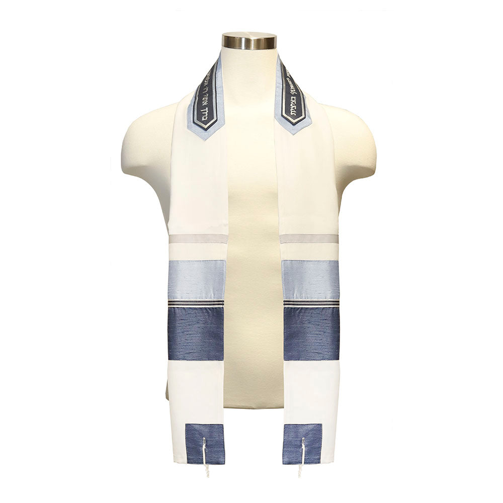 Tallit Set Navy and Light Blue