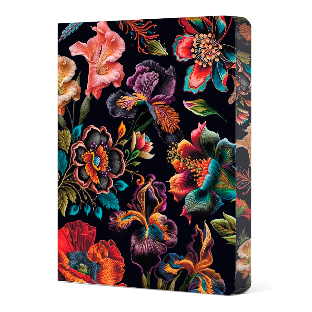 Wildflowers Journal: Lined Pages and Sprayed Edges