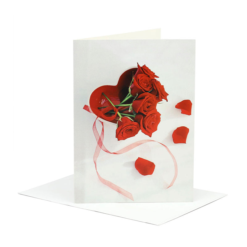 Mother's Day Red Roses Greeting Card