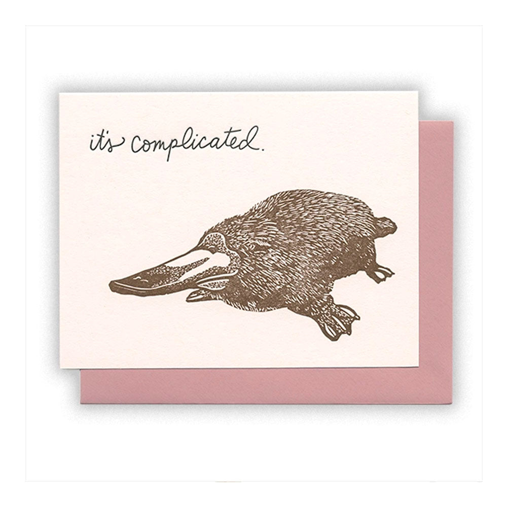 It's Complicated Greeting Card
