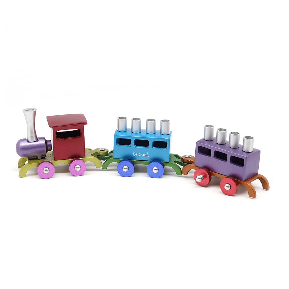 Train Hanukkiah