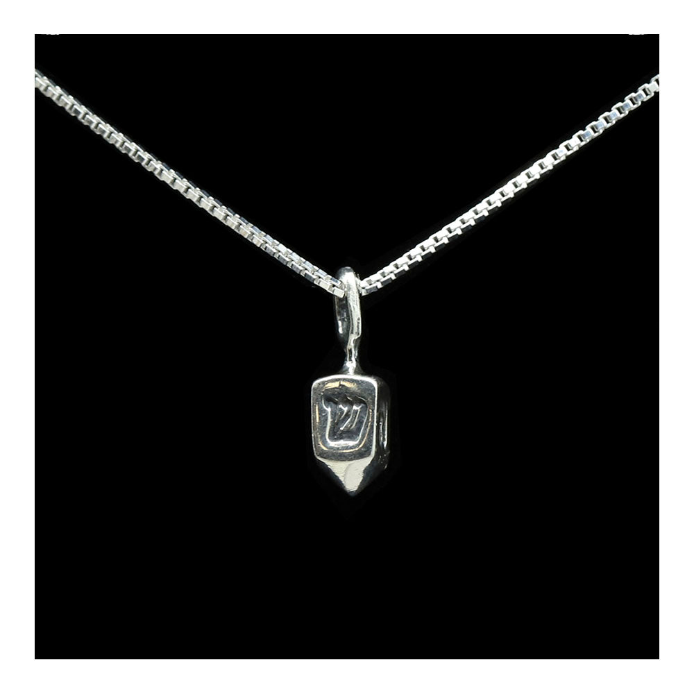 Sterling Dreidel Necklace