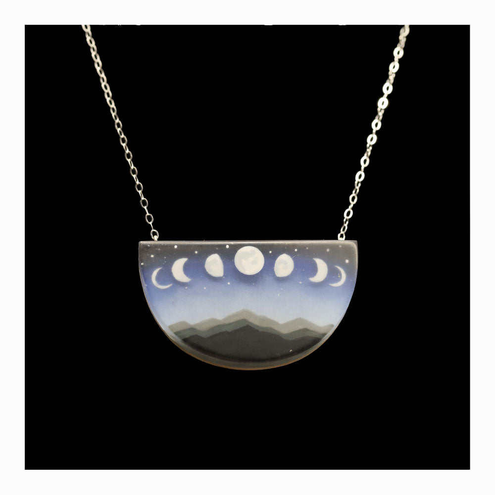 Phases Painted Necklace