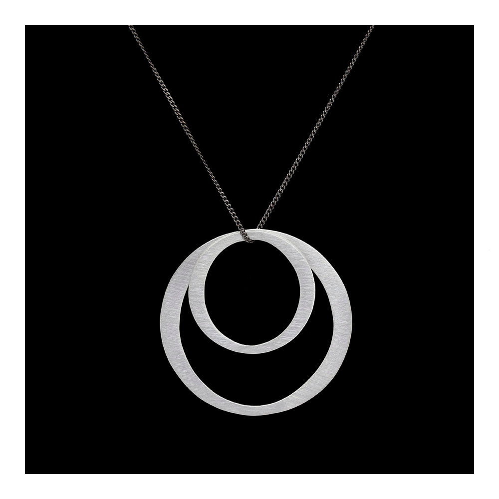 Simple Double Circle Necklace