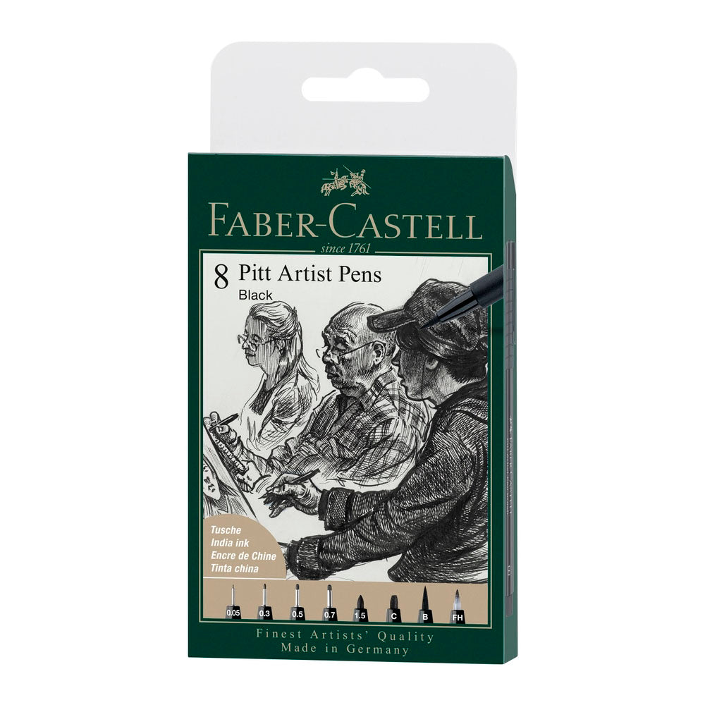 Pitt Artist Pen, #199 Black (Xxs, S, F, M, C, B, Fh, 1.5)