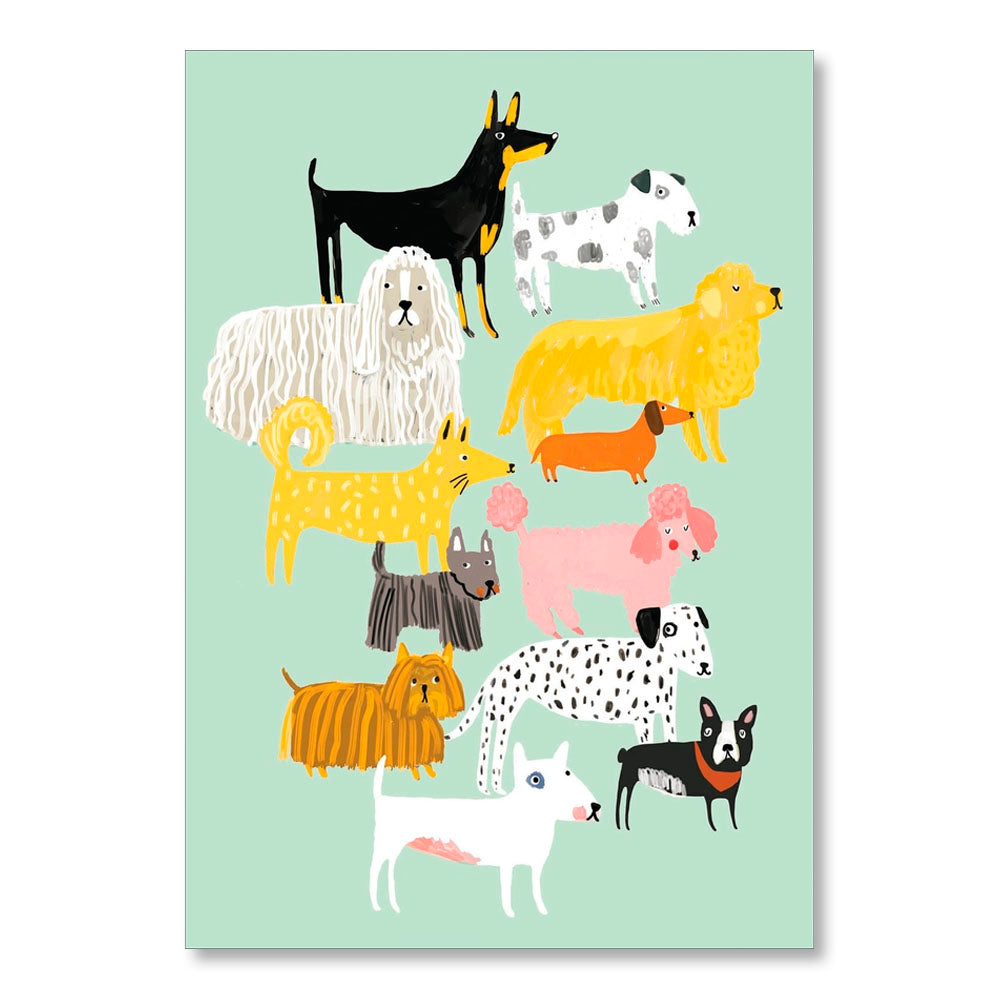 Walkies Greeting Card