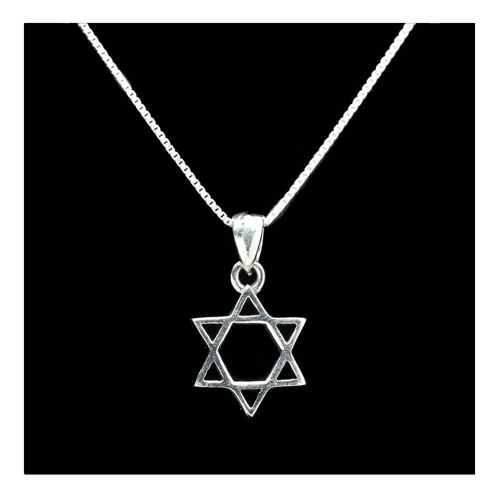 Classic Small Star of David Necklace