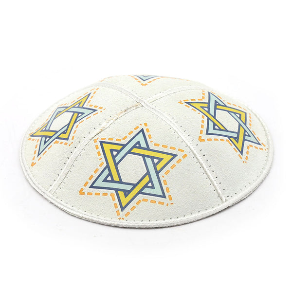 Printed Leather Kippah