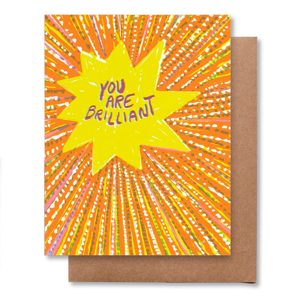 Brilliant Star Greeting Card