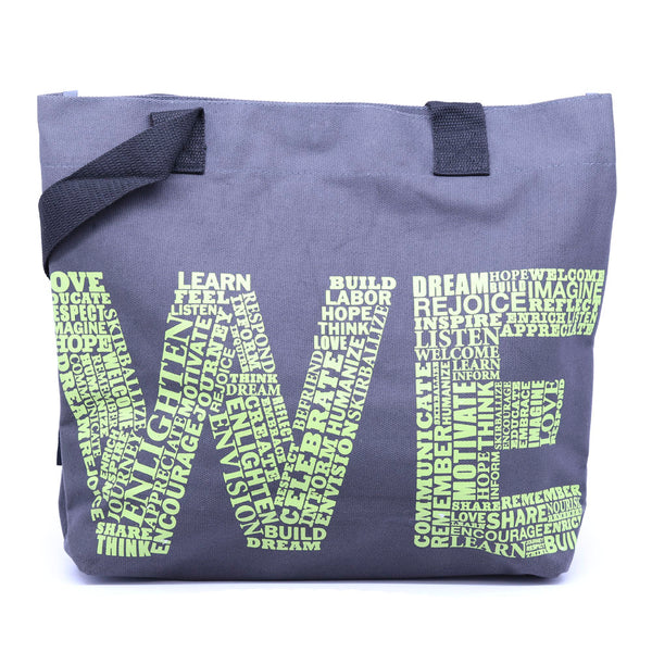 "WE" Skirball Cultural Center Tote in Cotton